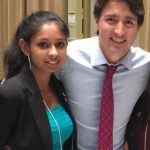 Bibi with Prime Minister Trudeau